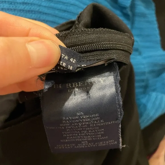 Burberry London Black A-Line Skirt US size 8, most flattering flowy skirt ever! - Picture 7 of 12